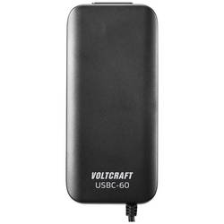 VOLTCRAFT USBC-60 USB nabíječka 60 W 5 V, 9 V, 12 V, 15 V, 20 V 3 A USB Power Delivery (USB-PD)