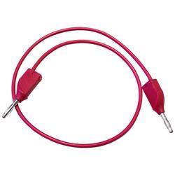 Mueller Electric BU-2929-M-10-2 měřicí kabel banánková zástrčka 4 mm banánková zástrčka 4 mm 0.25 m červená 1 ks