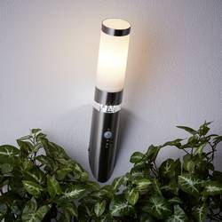 Brilliant Bole G46798/82 venkovní nástěnné osvětlení s PIR detektorem halogenová žárovka E27 60 W nerezová ocel