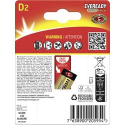 Eveready E304396900 baterie velké mono D alkalicko-manganová 1.5 V 2 ks