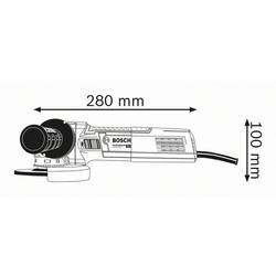 Bosch Professional GWX 9-125 S 0.601.7B2.000 úhlová bruska 125 mm, 900 W, 230 V
