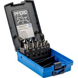 PFERD TOOLS SET KES HSS DIN 335 C90° 6 HC-FEP 25202160 sada záhlubníků 6.3 mm, 8.3 mm, 10.4 mm, 12.4 mm, 16.5 mm, 20.5 mm HSS 1 ks