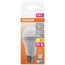 OSRAM HOMELIGHTING 4099854190087 Akumulátorem napájené LED svítidlo Energetická třída (EEK2021) F (A - G) E27 klasická žárovka 8 W = 60 W teplá bílá (Ø x v) 60