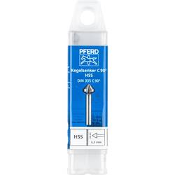 PFERD TOOLS KES HSS DIN 335 C90° 6,3 25202104 záhlubník 6.3 mm HSS 1 ks