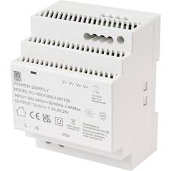 TRU COMPONENTS TC-13710884 síťový zdroj na DIN lištu Spotřeba (Stand-By) 0.3 W 12 V/DC 7.1 A 85.2 W Počet výstupů:1 x Obsah 1 ks