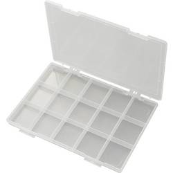 TRU COMPONENTS EKB-103 krabička na malé součástky (d x š x v) 285 x 209 x 23 mm přihrádek: 15 pevné rozčlenění Obsah 1 ks