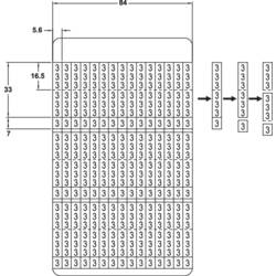 TRU COMPONENTS 1566878 potištěné lepicí štítky Otisk (Kabelový značkovač) 0 - 9 606603