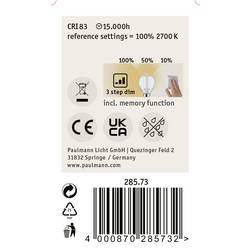 Paulmann 28573 LED Energetická třída (EEK2021) F (A - G) E14 kapkový tvar 2.5 W = 25 W teplá bílá (Ø x v) 45 mm x 80 mm 1 ks