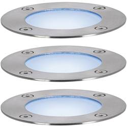Paulmann Boden Einbauleuchten Starterset RGBW 94275 Osvětlovací systém Plug&Shine ZigBee LED 3.6 W teplá bílá stříbrná