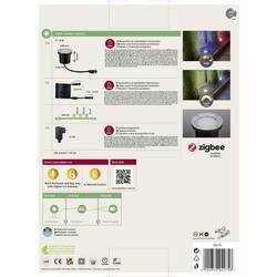 Paulmann Boden Einbauleuchten Starterset RGBW 94275 Osvětlovací systém Plug&Shine ZigBee LED 3.6 W teplá bílá stříbrná