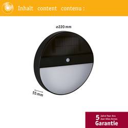 Paulmann 94264 Eloise solární nástěnná lampa Energetická třída (EEK2021): A (A - G) 1 W teplá bílá antracitová