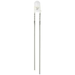 TRU COMPONENTS LED s vývody teplá bílá kulatý 3 mm 14400 mcd 30 ° 20 mA 2.7 V, 3.4 V
