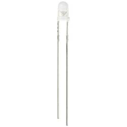 TRU COMPONENTS LED s vývody neutrálně bílá kulatý 3 mm 14400 mcd 30 ° 20 mA 2.7 V, 3.4 V