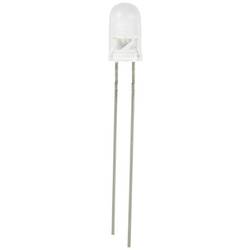 TRU COMPONENTS LED s vývody neutrálně bílá kulatý 5 mm 19000 mcd 30 ° 20 mA 2.7 V, 3.4 V