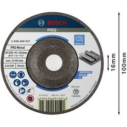 Bosch Accessories 2608600017 2608600017 brusný kotouč lomený Průměr 100 mm Ø otvoru 16 mm kov 1 ks
