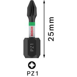 Bosch Accessories 2608522400 2608522400 křížový bit Pohon (šroubovák): 1/4 (6,3 mm) Typ zakončení: křížový PZ PZ 1