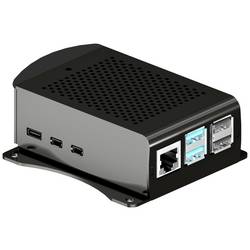 Joy-it RB-AlucaseP5-06B SBC skříň Vhodné pro (vývojové sady): Raspberry Pi® včetně upevňovacích jazýčků černá
