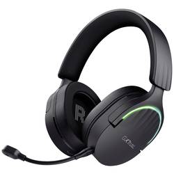 Trust GXT491 FAYZO Headset uzavřená (Over Ear) Bluetooth® Virtual Surround černá Surround-Sound, Vypnutí zvuku mikrofonu, regulace hlasitosti Gaming