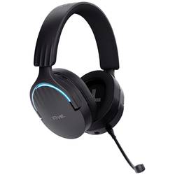 Trust GXT491 FAYZO Headset uzavřená (Over Ear) Bluetooth® Virtual Surround černá Surround-Sound, Vypnutí zvuku mikrofonu, regulace hlasitosti Gaming