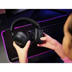 Trust GXT491 FAYZO Headset uzavřená (Over Ear) Bluetooth® Virtual Surround černá Surround-Sound, Vypnutí zvuku mikrofonu, regulace hlasitosti Gaming