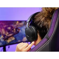 Trust GXT491 FAYZO Headset uzavřená (Over Ear) Bluetooth® Virtual Surround černá Surround-Sound, Vypnutí zvuku mikrofonu, regulace hlasitosti Gaming