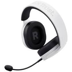 Trust GXT491 FAYZO Headset uzavřená (Over Ear) Bluetooth® Virtual Surround bílá Surround-Sound, Vypnutí zvuku mikrofonu, regulace hlasitosti Gaming