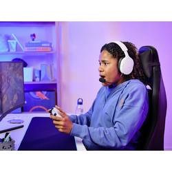 Trust GXT491 FAYZO Headset uzavřená (Over Ear) Bluetooth® Virtual Surround bílá Surround-Sound, Vypnutí zvuku mikrofonu, regulace hlasitosti Gaming