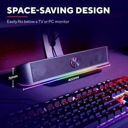Trust GXT 619 Thorne PC reproduktory USB 6 W černá