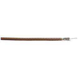 Bedea RG178, 10902011 koaxiální kabel, vnější Ø: 1.8 mm, hnědá, 100 m