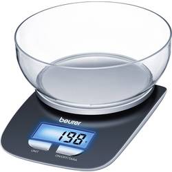Beurer KS25 kuchyňská váha digitální s odměrnou mísou Max. váživost=3 kg černá 220 x 150 x 50