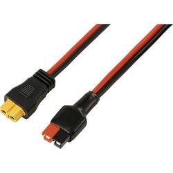 30 a přípojka baterie na XT60 kabel, 0,5 m TC-13619312 černá, červená TRU COMPONENTS Množství: 1 ks