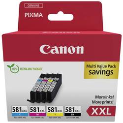 Canon Ink CLI-581 XXL originál kombinované balení černá, azurová, purppurová, žlutá 1998C007