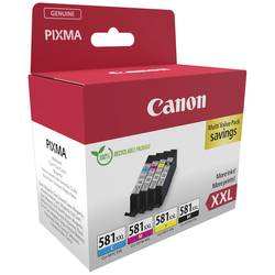 Canon Ink CLI-581 XXL originál kombinované balení černá, azurová, purppurová, žlutá 1998C007