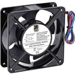 TRU COMPONENTS TC-NA12038-D axiální ventilátor, 230 V/AC, 120 V/AC, 170 m³/h, (d x š x v) 120 x 120 x 38 mm, TC-12774664