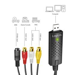 LogiLink VG0030A USB převodník videa z analogového do digitálního záznamu, rozlišení Full HD, VG0030A