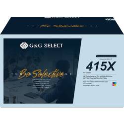 G&G Toner náhradní HP 415X kompatibilní kombinované balení černá, azurová, purppurová, žlutá W2030X/W2031X/W2033X/W2032X GS-H415X-4P