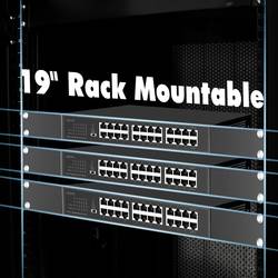 LogiLink NS1324 NS1324 19 síťový switch 24 portů 48 Gbit/s