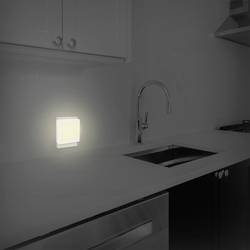 LogiLink LED013 LED013 LED noční osvětlení se senzorem stmívání čtvercový LED teplá bílá bílá