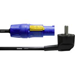 Cordial CFCA 1,5 SRC napájecí kabel [1x zástrčka s ochranným kontaktem - 1x zástrčka PowerCon] 1.5 m modrá