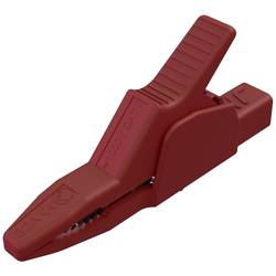Hirschmann Test & Measurement AK 2 B 2540 I rt bezpečnostní krokosvorka, konektor 4 mm, CAT II 1000 V, červená