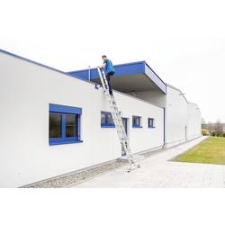 MUNK Günzburger Steigtechnik 040694 hliník Stupňovitý žebřík s lanem max.prac. výška: 7.0 cm