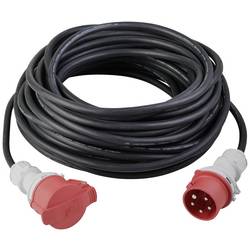 Sygonix SY-5244050 napájecí prodlužovací kabel, 16 A, černá, 10 m, odolné vůči povětrnostním vlivům, vhodné pro venkovní oblast