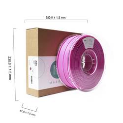 Maertz PMMA-1010-016 PMMA-1010-016 vlákno pro 3D tiskárny ABS plast chemicky odolné 2.85 mm 1000 g růžová 1 ks