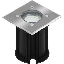 Smartwares 01.586.20 venkovní vestavné osvětlení GU10 LED 3 W stříbrná