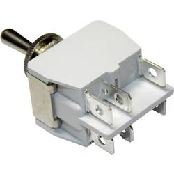 APEM 6-649H/2 6-649H/2 páčkový spínač 250 V/AC 6 A 2x zap/vyp/zap s aretací/0/s aretací 1 ks