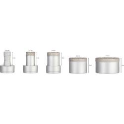 Bosch Accessories 2608599037 2608599037 sada diamantových vrtáků pro vrtání za sucha 5dílná 68.0 mm diamantová vrstva 1 ks