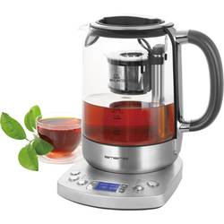 EMERIO WK-122248 rychlovarná konvice, bezšňůrová, bez BPA, s displejem, stříbrná, černá, WK-122248