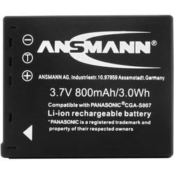 Ansmann A-Pan CGA S007 akumulátor do kamery Náhrada za orig. akumulátor CGA-S007E, CGA-S007 3.7 V 800 mAh