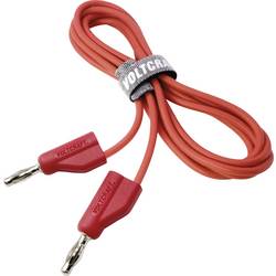 VOLTCRAFT MSB-300 sada měřicích kabelů lamelová zástrčka 4 mm silikon 2.00 m 12 ks
