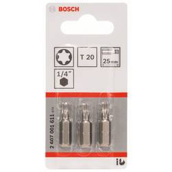 Bosch Accessories 2607001611 Extra-Hart ISO 1173 C6.3 Bit TX Pohon (šroubovák): 1/4 (6,3 mm) Typ zakončení: TX TX 20 25 mm